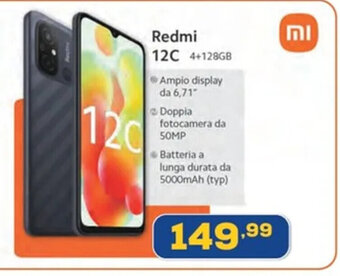 Euronics Redmi 12C 4+128GB offerta