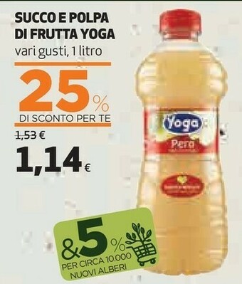 Coop Yoga Succo E Polpa Di Frutta offerta