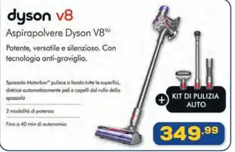 Euronics dyson v8 Aspirapolvere Dyson V8™ Potente, versatile e silenzioso. Con tecnologia anti-groviglio. offerta