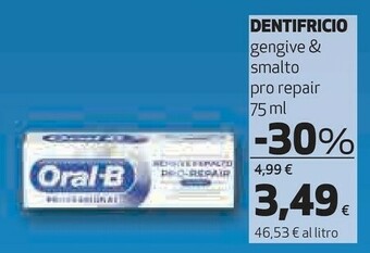 Coop Oral-B Dentifricio offerta