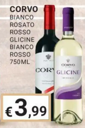 Eté CORVO BIANCO ROSATO ROSSO GLICINE BIANCO ROSSO 750ML offerta