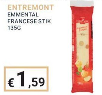 ENTREMONT EMMENTAL FRANCESE STIK 135G