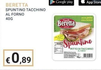 Eté BERETTA SPUNTINO TACCHINO AL FORNO 40G offerta
