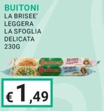 Eté BUITONI LA BRISEE LEGGERA LA SFOGLIA DELICATA 230G offerta