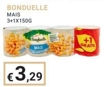 Eté BONDUELLE MAIS 3+1X150G offerta
