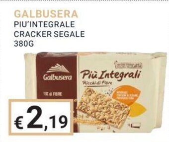 Eté GALBUSERA PIU'INTEGRALE CRACKER SEGALE 380G offerta