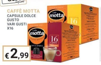 Eté CAFFÈ MOTTA CAPSULE DOLCE GUSTO VARI GUSTI X16 offerta