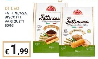 Eté DI LEO FATTINCASA BISCOTTI VARI GUSTI 500G offerta