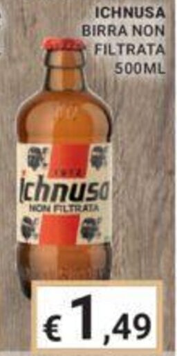 Eté ICHNUSA BIRRA NON FILTRATA 500ML offerta