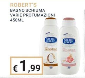 Eté ROBERT'S BAGNO SCHIUMA VARIE PROFUMAZIONI 450ML offerta