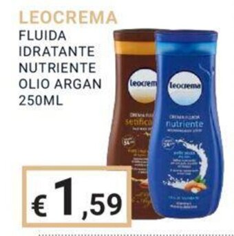 LEOCREMA FLUIDA IDRATANTE NUTRIENTE OLIO ARGAN 250ML