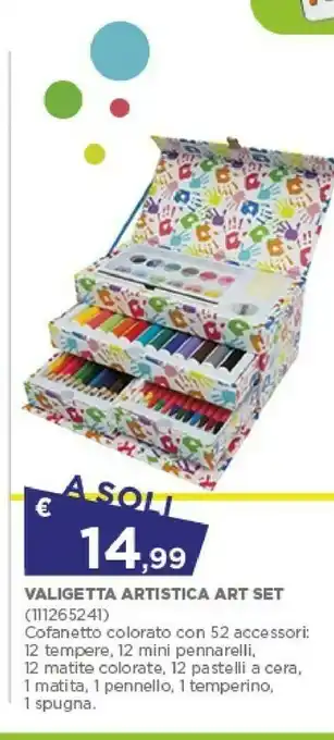 Toys Center Crea Mania Valigetta Artistica Art Set offerta