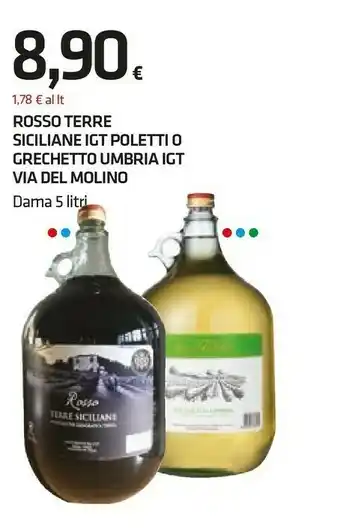 Superconti Terre siciliane Vino offerta