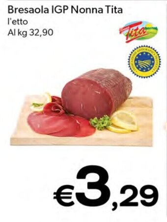MAX Supermercati Bresaola IGP Nonna Tita offerta