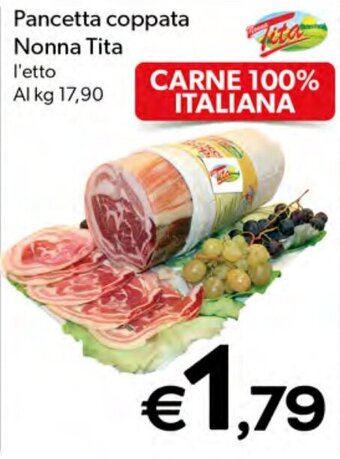 MAX Supermercati Pancetta coppata Nonna Tita offerta