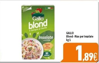 GALLO Blond-Riso per Insalate kg 1