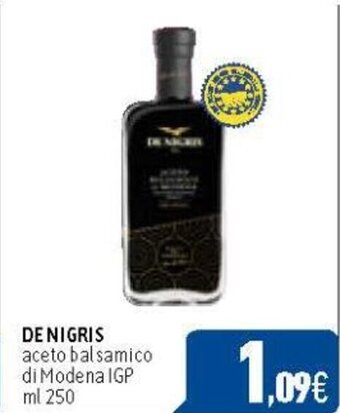 C+C Cash and Carry DE NIGRIS aceto balsamico di Modena IGP ml 250 offerta