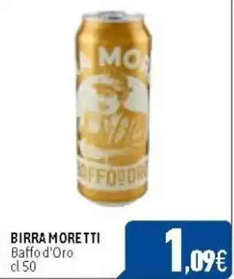 C+C Cash and Carry BIRRA MORETTI Baffo d'Oro cl 50 offerta