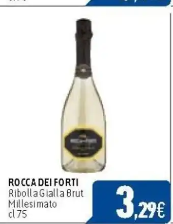 C+C Cash and Carry ROCCA DEI FORTI Ribolla Gialla Brut Millesimato cl 75 offerta