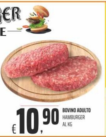 Coop Superstore BOVINO ADULTO HAMBURGER AL KG offerta