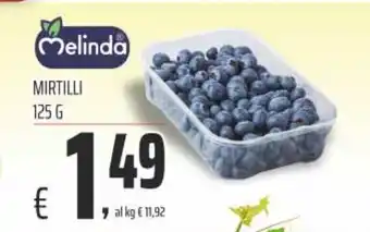 Coop Superstore MIRTILLI 125 G offerta