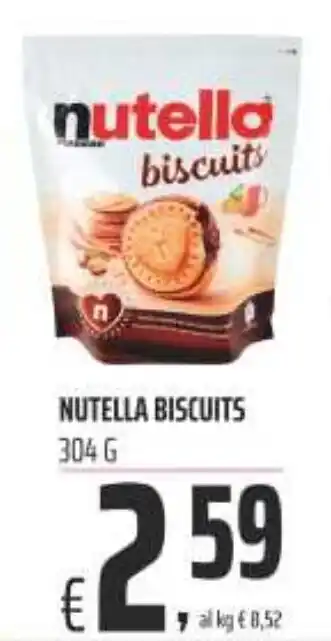 Coop Superstore NUTELLA BISCUITS 304 G offerta