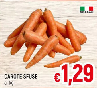 A&O CAROTE SFUSE offerta