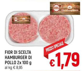 A&O FIOR DI SCELTA HAMBURGER DI POLLO 2x 100 g offerta