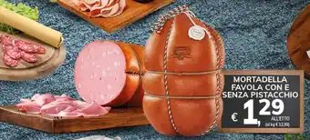 Mortadella Favola con e senza pistacchio