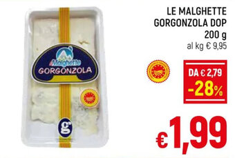 A&O LE MALGHETTE GORGONZOLA DOP 200 g offerta