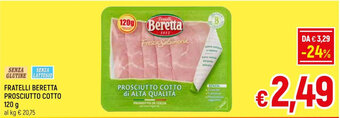 A&O FRATELLI BERETTA PROSCIUTTO COTTO 120 g offerta
