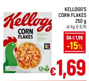 A&O KELLOGG'S CORN FLAKES 250 g offerta