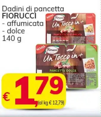Le Mark Fiorucci Dadini di pancetta 140g offerta