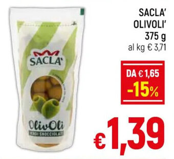 A&O SACLA' OLIVOLI' 375 g offerta