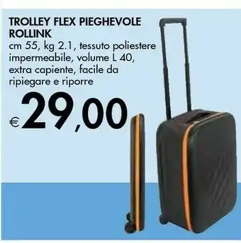 Bennet Rollink Trolley Flex Pieghevole offerta