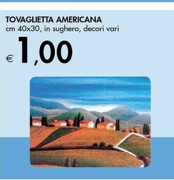 Bennet Tovaglietta Americana offerta