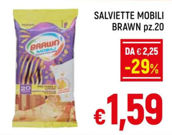 A&O SALVIETTE MOBILI BRAWN pz.20 offerta