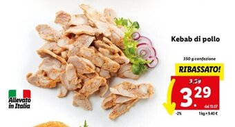 Lidl Kebab di pollo 350 g offerta
