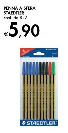 Bennet Staedtler Penna A Sfera offerta