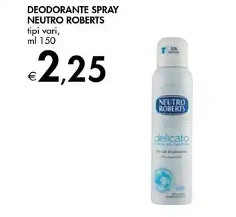 Bennet Neutro Roberts Deodorante offerta