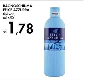 Bennet Felce Azzurra Bagnoschiuma offerta