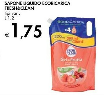 Bennet Fresh & Clean Sapone Liquido offerta