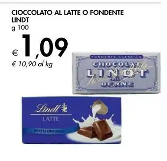 Bennet Lindt Cioccolato Al Latte offerta