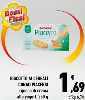 Conad Biscotto Ai Cereali offerta