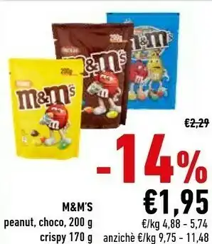 Conad M&m's Penaut offerta