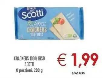 Conad Scotti Crackers Di Riso Bio 200 G(ml) offerta