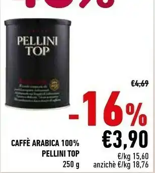 Conad Pellini Caffe Arabica 100% offerta