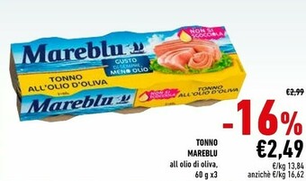 Conad Mareblu - Tonno All'Olio D'Oliva offerta