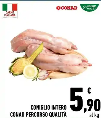 Conad Coniglio Intero Percorso Qualita offerta