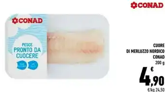 Conad Conad Cuore Di Merluzzo Nordico offerta